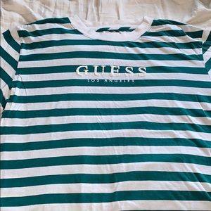 Guess Striped Short Sleeve T-Shirt